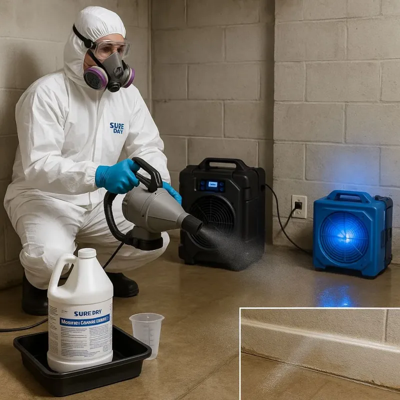 Sanitization and Odor Removal process in Mountain Lake Park, MD