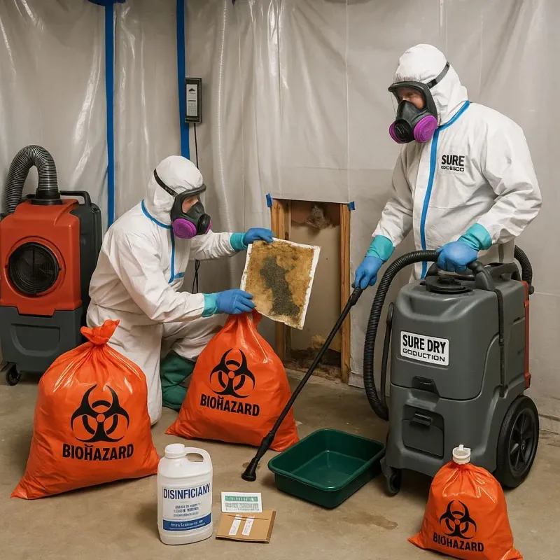 Contaminated Water Handling Protocols process in Mountain Lake Park, MD