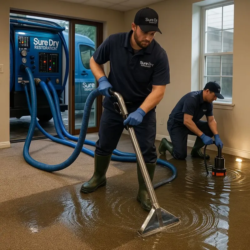 Water Extraction and Removal process in Mountain Lake Park, MD